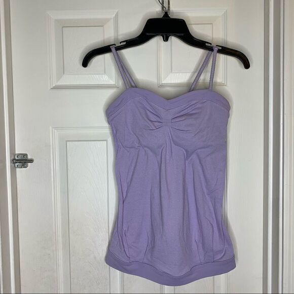 LULULEMON Lavender Pure Focus Tank Yoga Top Size 4 - Picture 2 of 11